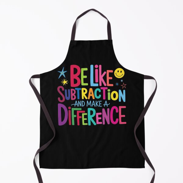 Item preview, Be Like Subtraction and Make a Difference Positive Message designed and sold by ArcaneArtistry.