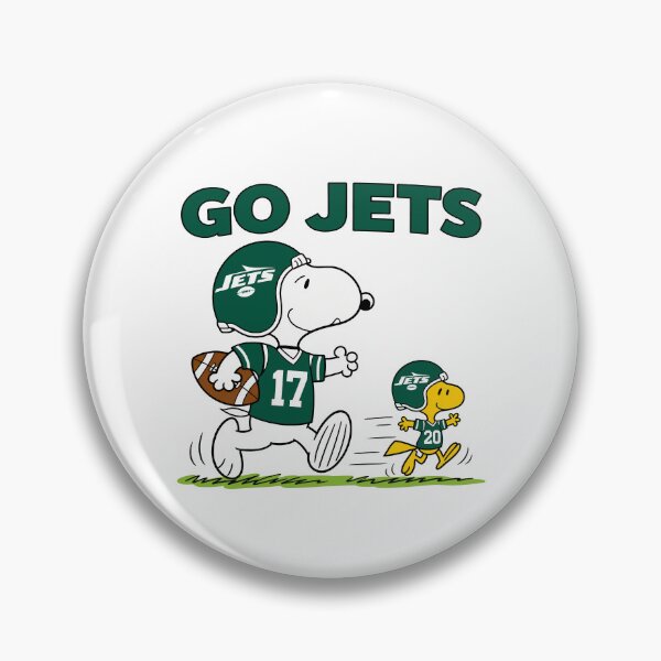Item preview, Snoopy & Woodstock New York Jets Football Retro F342 designed and sold by GLUVY-THEME.