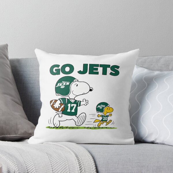 Item preview, Snoopy & Woodstock New York Jets Football Retro F342 designed and sold by GLUVY-THEME.