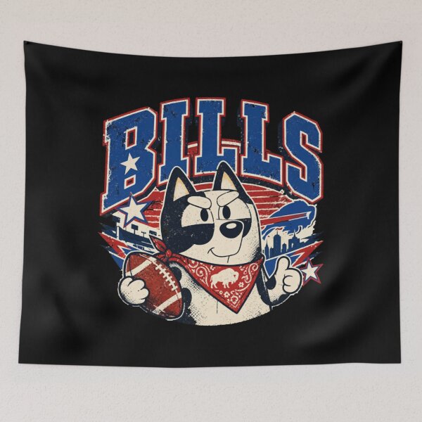 Item preview, Buffalo-Bills-Bluey - Buffalo Bills designed and sold by TinaQuentin.