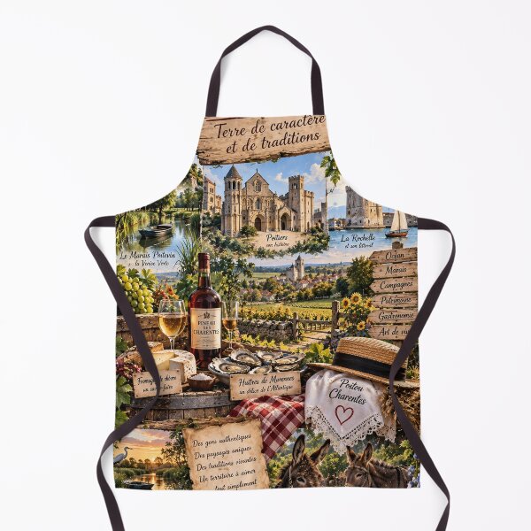 Aperçu de l'œuvre Poitou charentes terre de traditions créée et vendue par PIERREetMAILLES.