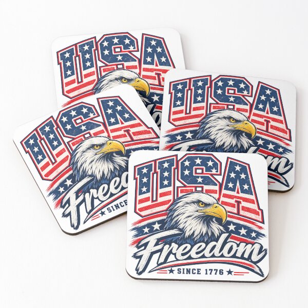 Aperçu de l'œuvre USA Liberté Aigle Américain Patriotique créée et vendue par Style Path.