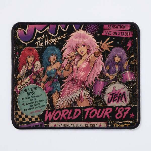Item preview, Jem And The Holograms World Tour 87 designed and sold by reytalanz.