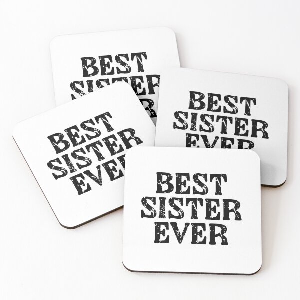 Item preview, Best Sister Ever Typography | Sister Love Gift | Cute Sister Family Design designed and sold by 440CREATIVES.