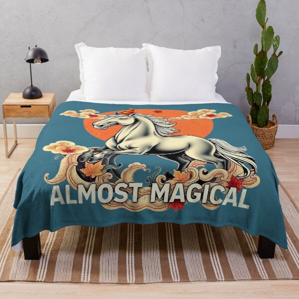 Item preview, Almost Magical Unicorn Vintage Fantasy Horse. designed and sold by Endless7Art.