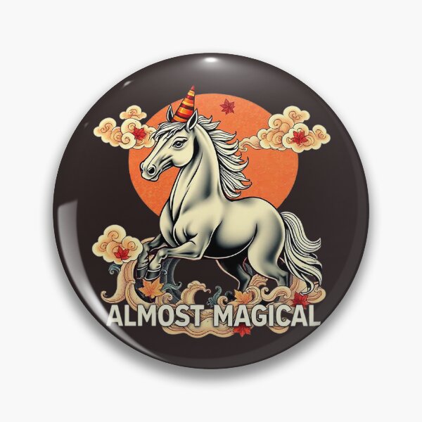 Item preview, Almost Magical Unicorn Vintage Fantasy Horse. designed and sold by Endless7Art.