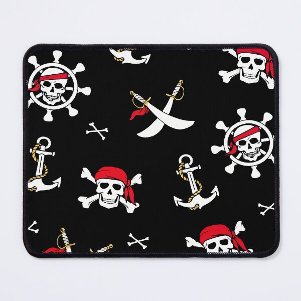 Item preview, Gasparilla Pirate - Vintage Pirate Skull Pattern Seamless designed and sold by Steele-Art.
