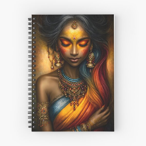 Item preview, Vibrant Elegance of a Traditional Indian Woman designed and sold by Artessie.
