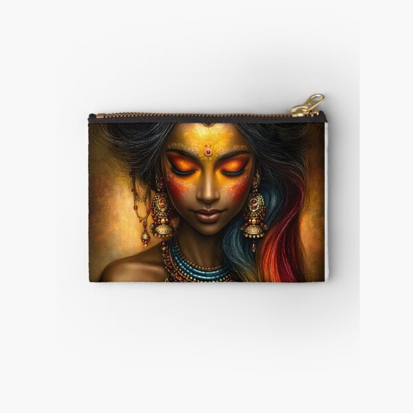 Item preview, Vibrant Elegance of a Traditional Indian Woman designed and sold by Artessie.