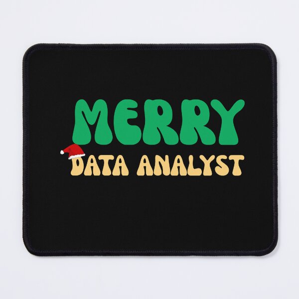 Artikelvorschau, Retro Merry Data Analyst Christmas Software Coder entworfen und verkauft von mumchaosdesigns.