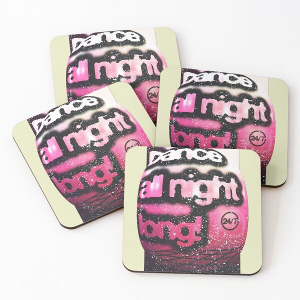 Item preview, Dance All Night Long 24 7 Pixel Glitch Graphic designed and sold by MidnightRave.
