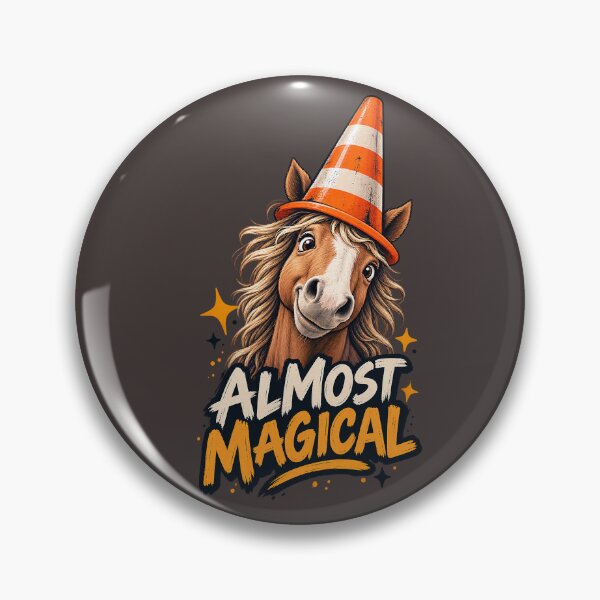 Item preview, Almost Magical Funny Horse Unicorn Humor. designed and sold by Endless7Art.