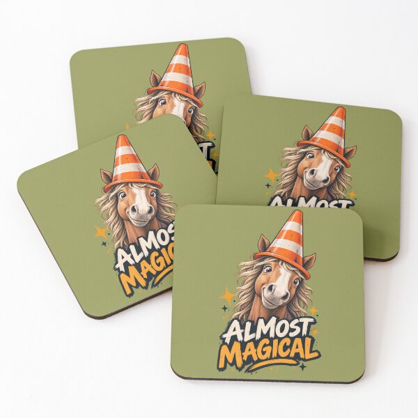 Item preview, Almost Magical Funny Horse Unicorn Humor. designed and sold by Endless7Art.