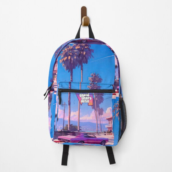 Item preview, Retro Classic Pink Car Tropical Coast - Synthwave Palm Street Graphic Poster designed and sold by Billy Morfo™.