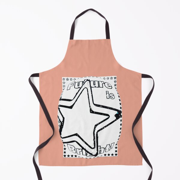 Item preview, Future Is Bright Black White Y2K Star Frame Graphic designed and sold by MidnightRave.