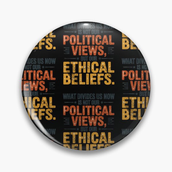 Item preview, Ethical Beliefs Not Political Views Meaningful Activist Typography Design designed and sold by lionSutuShop.