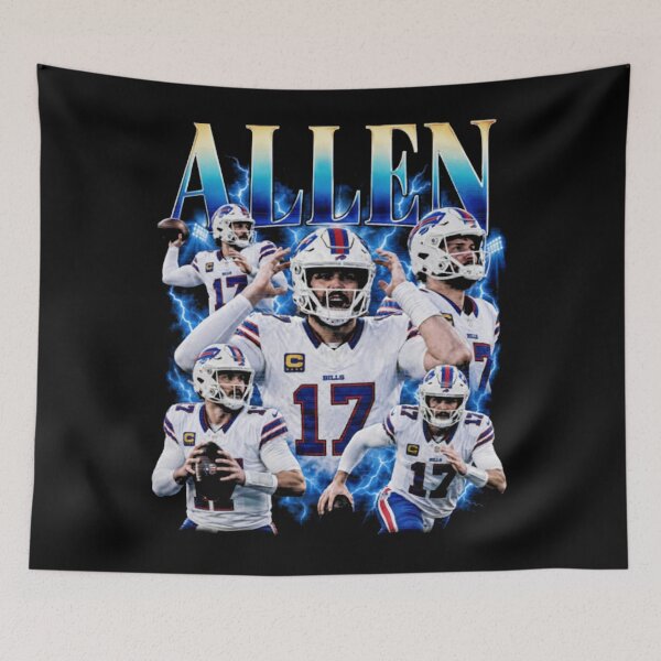 Item preview, Josh Allen Football Collage designed and sold by TinaQuentin.