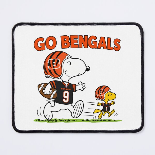 Item preview, Snoopy & Woodstock Cincinnati Bengals Football Retro F344 designed and sold by GLUVY-THEME.