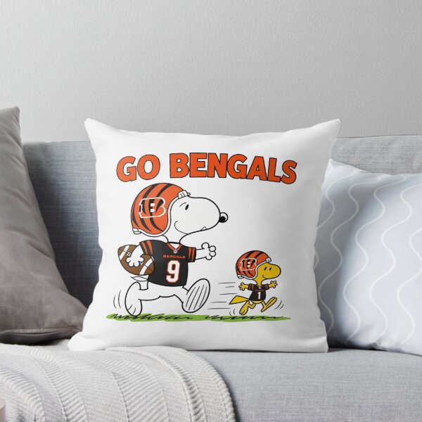 Item preview, Snoopy & Woodstock Cincinnati Bengals Football Retro F344 designed and sold by GLUVY-THEME.