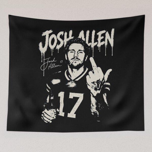 Item preview, Josh Allen Football Portrait designed and sold by TinaQuentin.