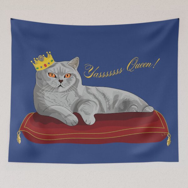 Item preview, Yas Queen British Short Hair designed and sold by kerriestuff.