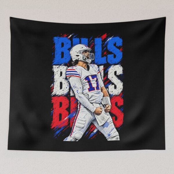 Item preview, Josh Allen Inspired Buffalo Bills Quarterback Yelling designed and sold by TinaQuentin.