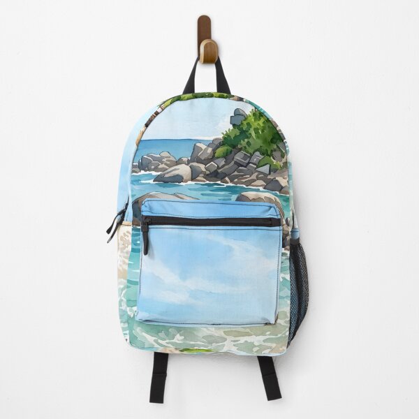 Item preview, Cabo San Juan Colombia Travel Poster – Watercolor Print designed and sold by POSTERIOCREW.