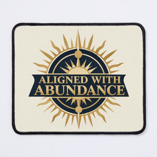Item preview, Aligned With Abundance – Spiritual Wealth Mindset Design designed and sold by CosmicQuietStudio.