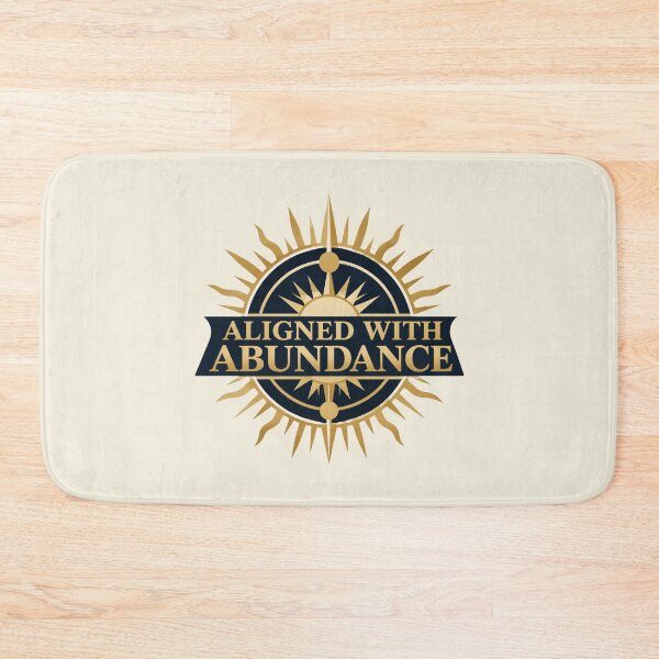 Item preview, Aligned With Abundance – Spiritual Wealth Mindset Design designed and sold by CosmicQuietStudio.