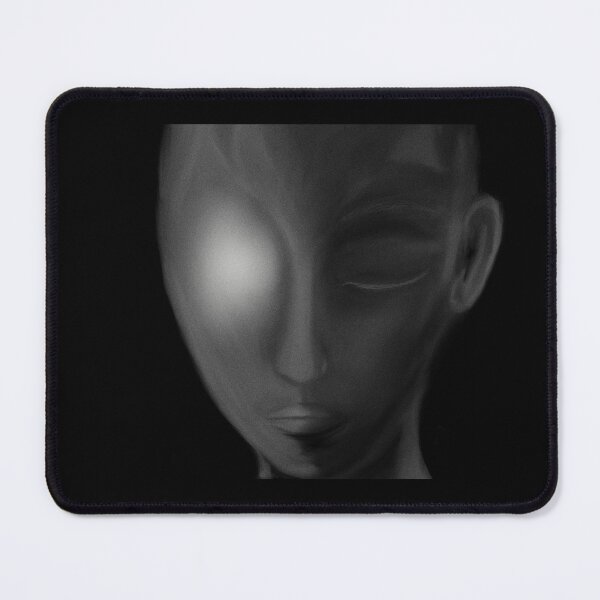 Item preview, Glowing Eye Dark Alien Portrait designed and sold by a1-x.