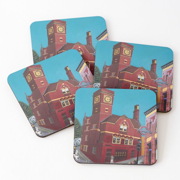 Item preview, Hampstead fire station - then and now by Mary Alice Green designed and sold by maryalicegreen.