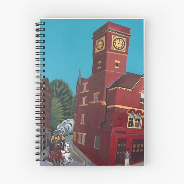 Item preview, Hampstead fire station - then and now by Mary Alice Green designed and sold by maryalicegreen.