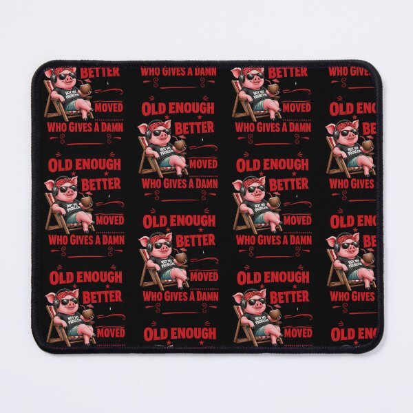 Item preview, Chilling Beach Pig Funny Sarcastic Aging Retirement Humor Design designed and sold by lionSutuShop.