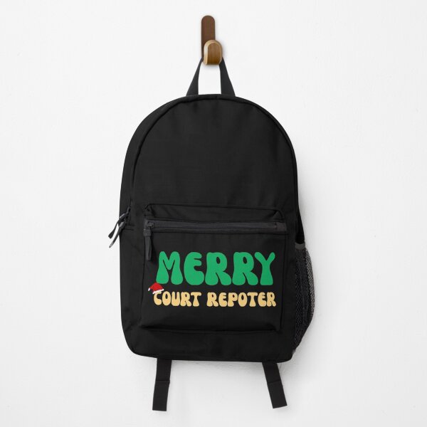 Item preview, Retro Merry Court Reporter Christmas Stenographer designed and sold by mumchaosdesigns.