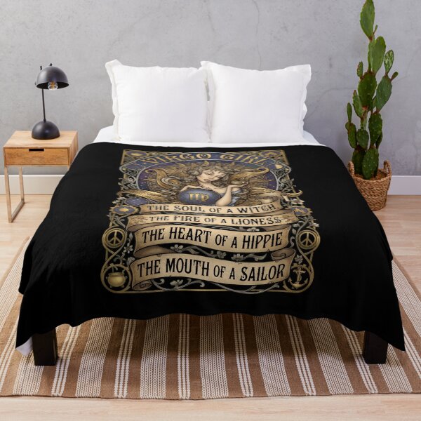 Item preview, Virgo Zodiac Astrology Witch Goddess Vintage Nouveau Banner designed and sold by AbdullahiStinne.