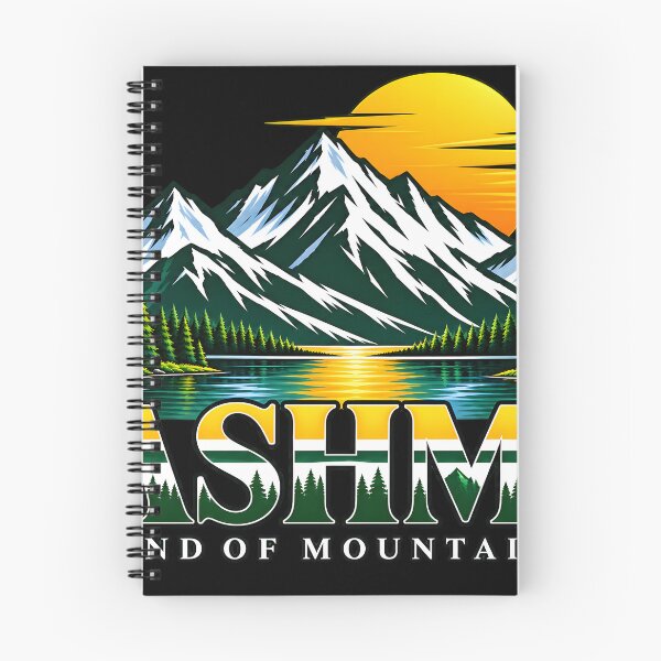 Item preview, Azad Kashmir Land of Mountains Vintage Travel Emblem designed and sold by MR-HOOBY.