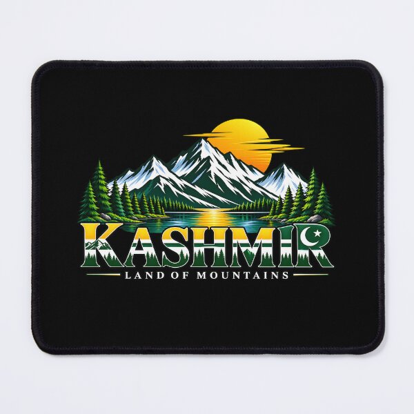 Item preview, Azad Kashmir Land of Mountains Vintage Travel Emblem designed and sold by MR-HOOBY.