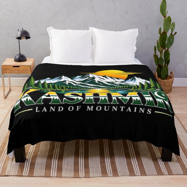 Item preview, Azad Kashmir Land of Mountains Vintage Travel Emblem designed and sold by MR-HOOBY.