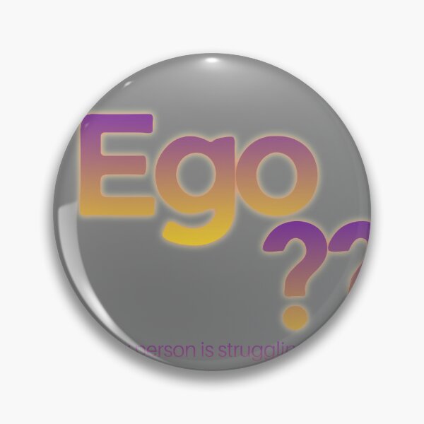 Item preview, Ego Question Mark Mindset Quote Typography Art designed and sold by Mr besho.
