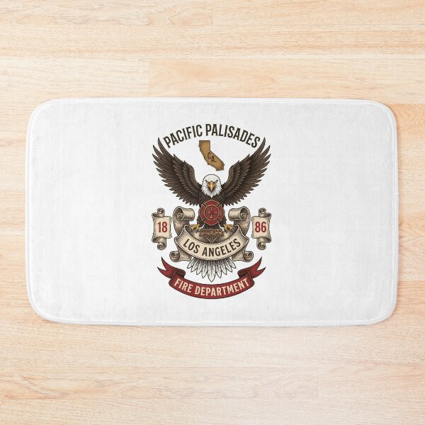 Item preview, Fire Department Service Eagle Shield Retro Varsity Badge designed and sold by AbdullahiStinne.