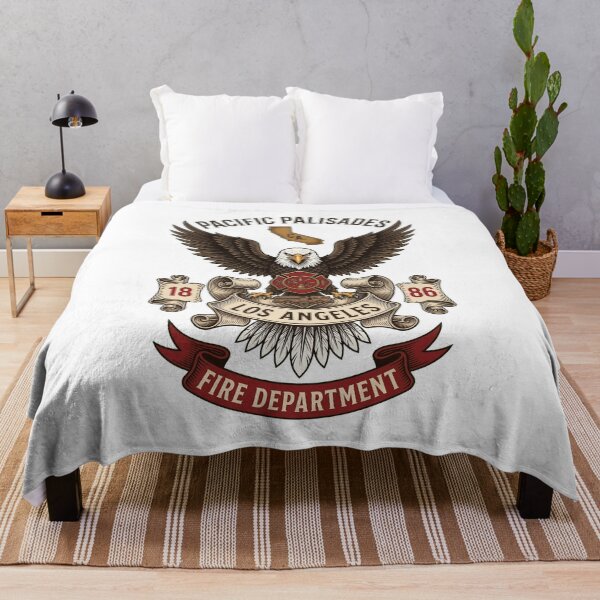 Item preview, Fire Department Service Eagle Shield Retro Varsity Badge designed and sold by AbdullahiStinne.