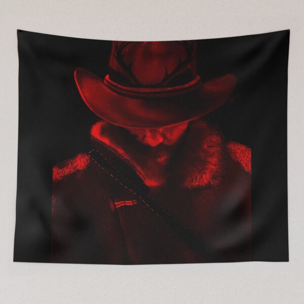 Item preview, Red Outlaw Dark Fantasy Art⁠ designed and sold by a1-x.