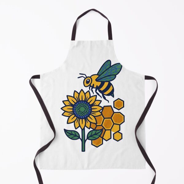 Item preview, Honeybee and Sunflower Botanical Illustration designed and sold by seunghus.