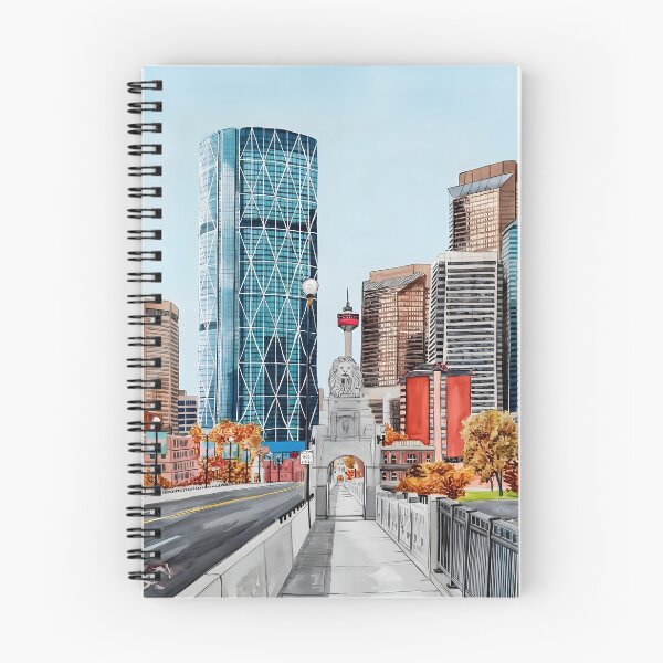 Item preview, Calgary Watercolor Print – Canada Travel Wall Art designed and sold by POSTERIOCREW.