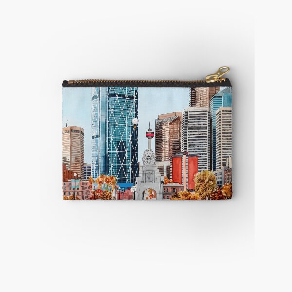 Item preview, Calgary Watercolor Print – Canada Travel Wall Art designed and sold by POSTERIOCREW.