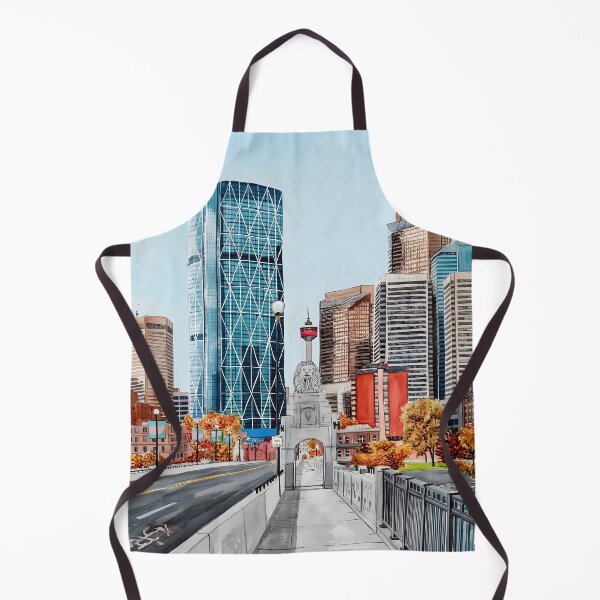 Item preview, Calgary Watercolor Print – Canada Travel Wall Art designed and sold by POSTERIOCREW.
