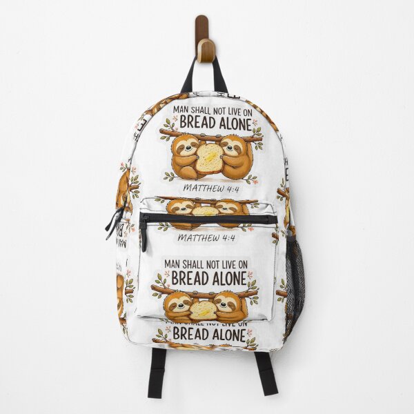 Item preview, Matthew 4:4 Man Shall Not Live On Bread Alone designed and sold by plushism.