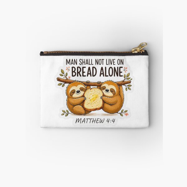 Item preview, Matthew 4:4 Man Shall Not Live On Bread Alone designed and sold by plushism.
