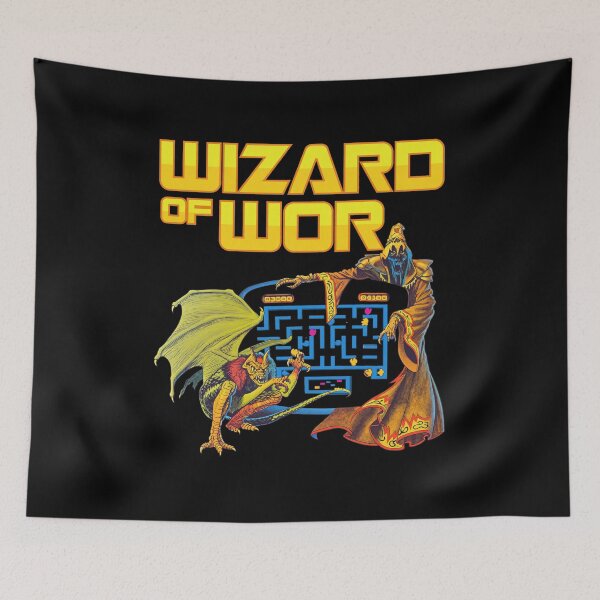 Item preview, Wizard of Wor Retro Arcade Game Design designed and sold by CarolinaFeil.