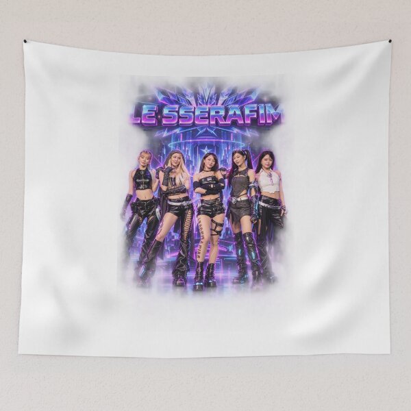 Item preview, LE SSERAFIM Dark Outfit Made My Night Stage designed and sold by Valereekmerch.